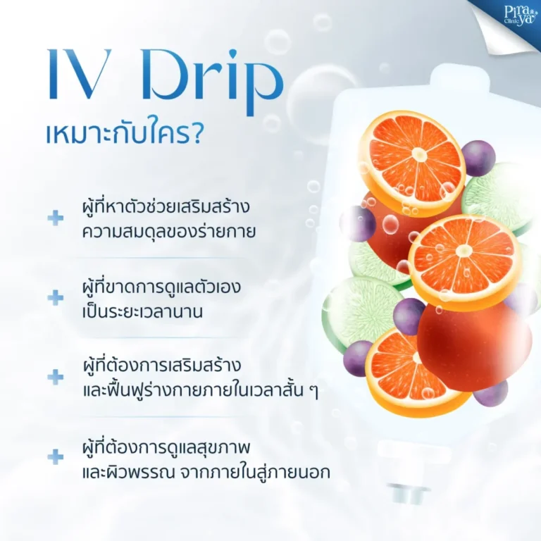 piraya clinic, ภิรญา คลินิก, คลิกนิกความงาม, คลินิก, ทำหน้า, หัตถการ, เมืองทอง, IV Drip