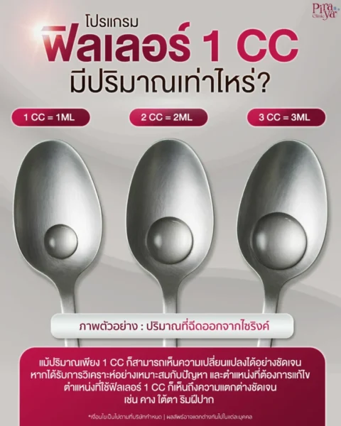 ฟิลเลอร์ 1 CC มีปริมาณเท่าไร